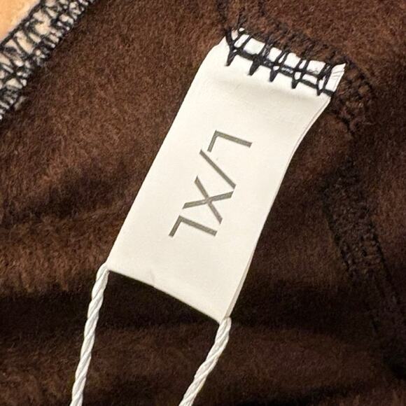 Vertvie Fleece Lined Tights LOT OF 2 Womens Sz L/XL Brown Elastic Waist NEW - Picture 7 of 9